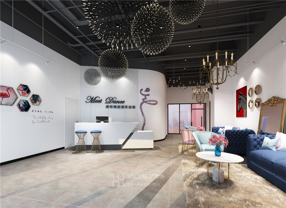 宏鈺堂舞蹈培訓(xùn)案例-美特舞蹈塑形空間設(shè)計(jì)施工方案-接大廳效果圖 宏鈺堂舞蹈培訓(xùn)案例-美特舞蹈塑形空間設(shè)計(jì)施工方案-接大廳效果圖