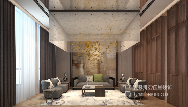 鄭州康橋地產(chǎn)一號院現(xiàn)代中式售樓部VIP簽約室裝修設(shè)計(jì)效果圖 鄭州康橋地產(chǎn)一號院現(xiàn)代中式售樓部VIP簽約室裝修設(shè)計(jì)效果圖