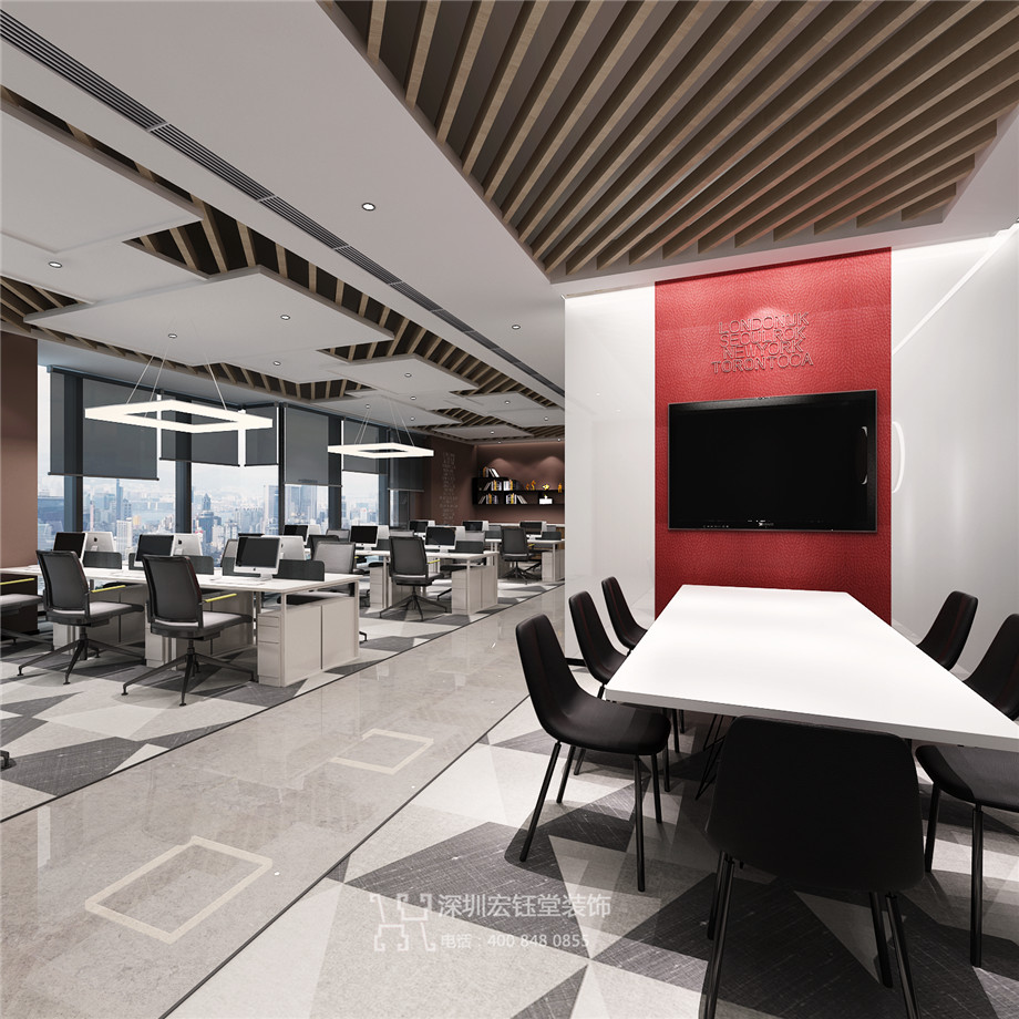 鄭州辦公室裝修設(shè)計案例-紅谷集團(tuán)辦公效果圖-宏鈺堂裝飾鄭州分公司 鄭州辦公室裝修設(shè)計案例-紅谷集團(tuán)辦公效果圖-宏鈺堂裝飾鄭州分公司