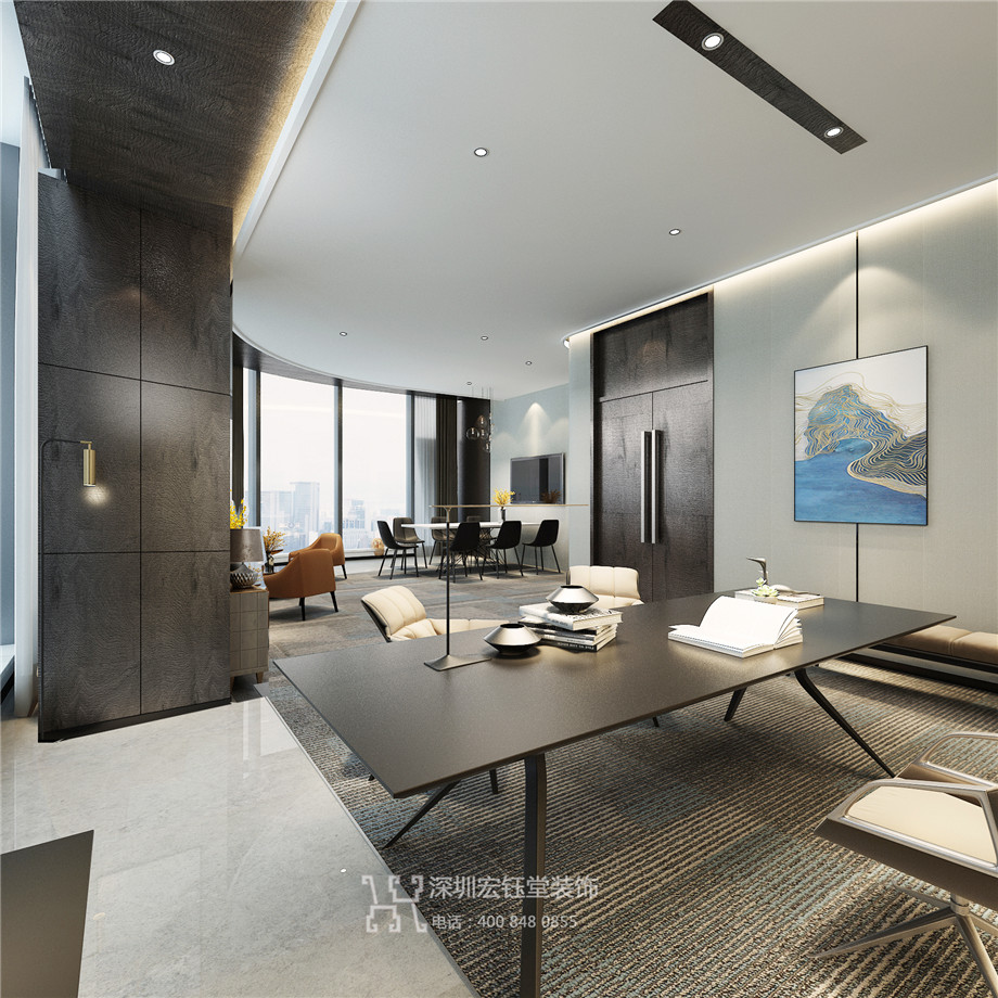 鄭州辦公室裝修設(shè)計案例-紅谷集團(tuán)辦公效果圖-宏鈺堂裝飾鄭州分公司 鄭州辦公室裝修設(shè)計案例-紅谷集團(tuán)辦公效果圖-宏鈺堂裝飾鄭州分公司