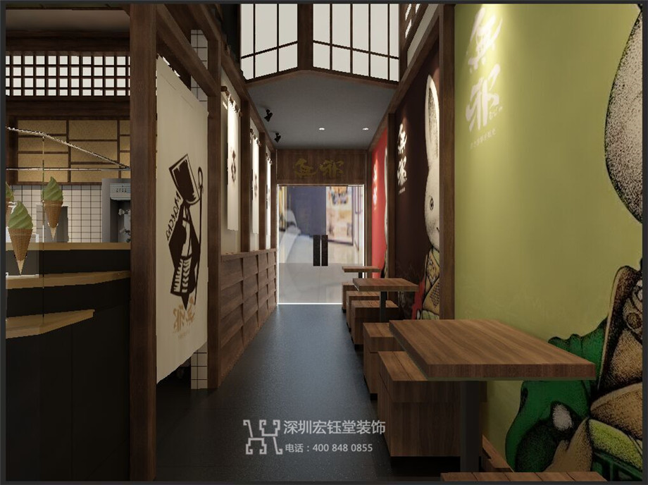 無(wú)邪抹茶鄭州店裝修設(shè)計(jì)方案-甜品餐飲店案例-宏鈺堂裝飾鄭州分公司 無(wú)邪抹茶鄭州店裝修設(shè)計(jì)方案-甜品餐飲店案例-宏鈺堂裝飾鄭州分公司