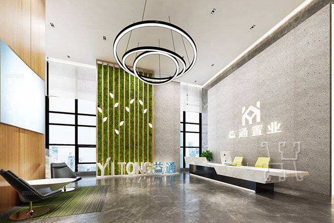 鄭州益通置業(yè)售樓部裝修設(shè)計(jì)案例-清新時(shí)尚的售樓處大廳設(shè)計(jì)效果圖 鄭州益通置業(yè)售樓部裝修設(shè)計(jì)案例-清新時(shí)尚的售樓處大廳設(shè)計(jì)效果圖