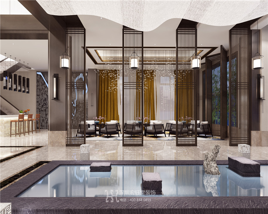 濮陽江南里新中式高端售樓部設(shè)計(jì)方案 濮陽江南里新中式高端售樓部設(shè)計(jì)方案