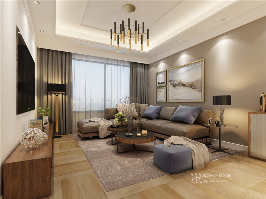 鄭州九龍國(guó)際樣板間裝修效果圖