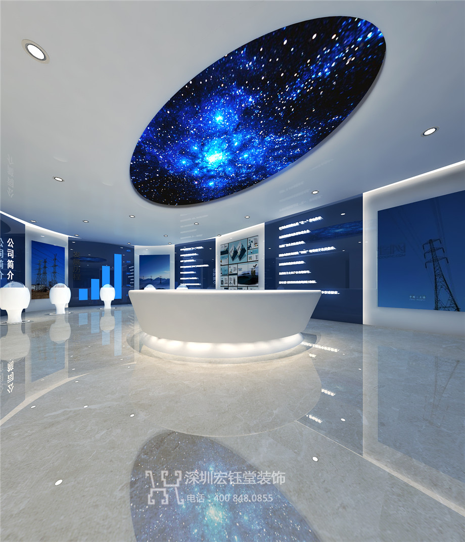 河南鼎力電力公司辦公室展廳裝修設(shè)計(jì)方案 河南鼎力電力公司辦公室展廳裝修設(shè)計(jì)方案