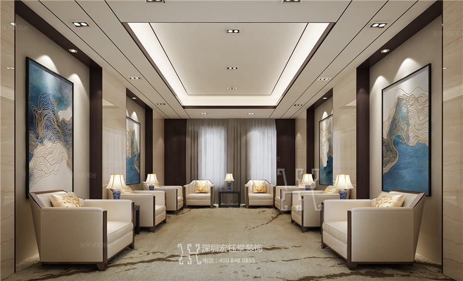 河南鼎力電力公司中式辦公室裝修設(shè)計(jì)方案 河南鼎力電力公司中式辦公室裝修設(shè)計(jì)方案