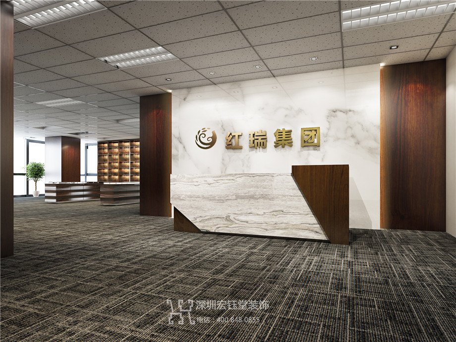 河南紅瑞樂幫健康管理公司辦公室前臺(tái)裝修設(shè)計(jì)效果圖 河南紅瑞樂幫健康管理公司辦公室前臺(tái)裝修設(shè)計(jì)效果圖