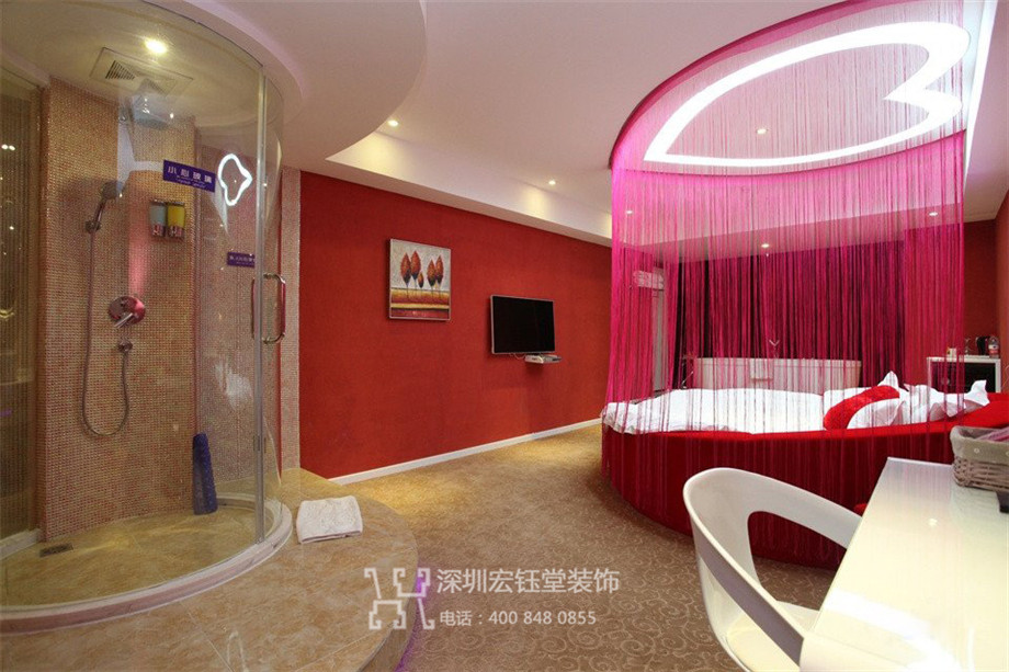 鄭州山楂樹情侶主題酒店客房裝修設(shè)計(jì)實(shí)景圖 鄭州山楂樹情侶主題酒店客房裝修設(shè)計(jì)實(shí)景圖