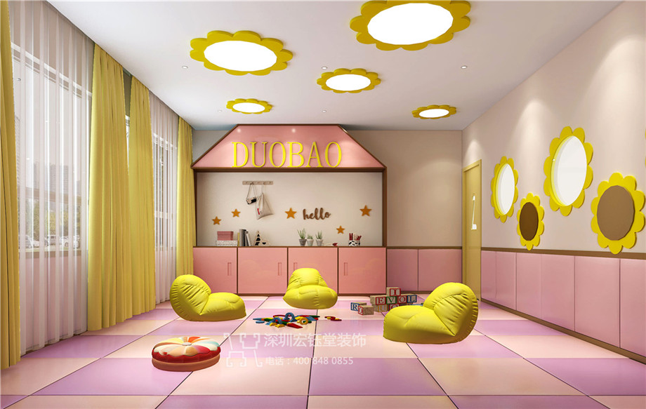 鄭州多寶早教中心教室裝修設計方案 鄭州多寶早教中心教室裝修設計方案