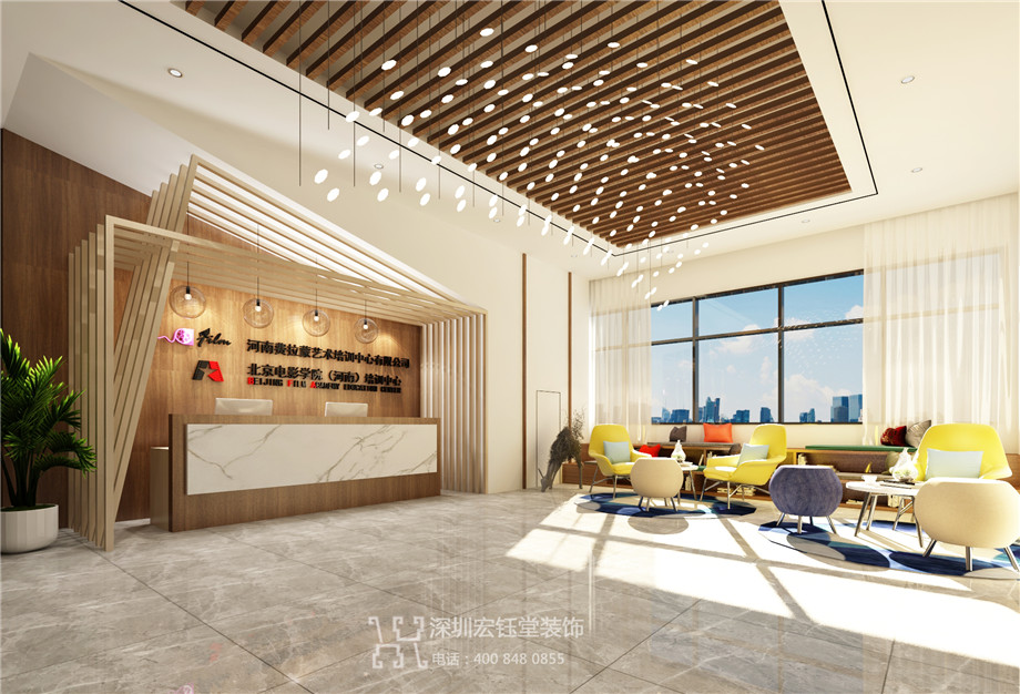 鄭州費(fèi)拉蒙藝術(shù)培訓(xùn)中心前臺接待裝修圖片 鄭州費(fèi)拉蒙藝術(shù)培訓(xùn)中心前臺接待裝修圖片