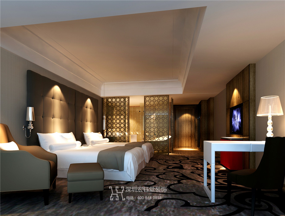 開封東方豪庭精品商務(wù)酒店標(biāo)準(zhǔn)間裝修設(shè)計(jì)效果圖 開封東方豪庭精品商務(wù)酒店標(biāo)準(zhǔn)間裝修設(shè)計(jì)效果圖