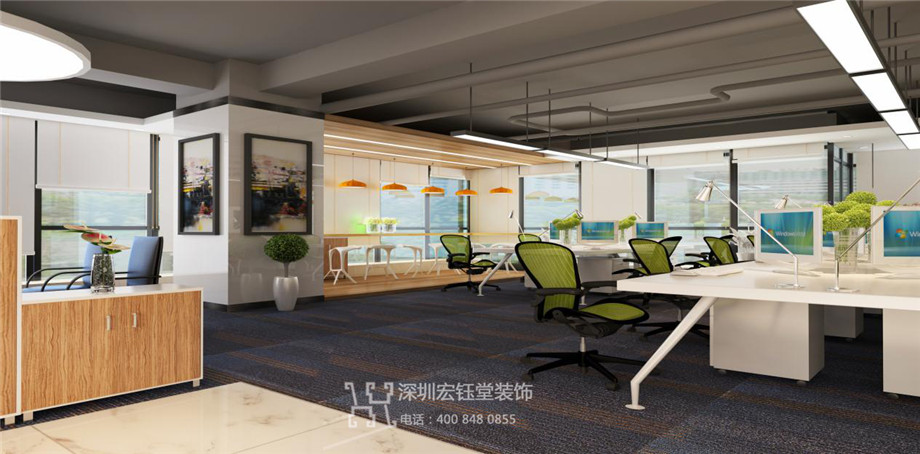 鄭州維誼生物科技公司開敞辦公區(qū)裝修設(shè)計(jì)圖 鄭州維誼生物科技公司開敞辦公區(qū)裝修設(shè)計(jì)圖