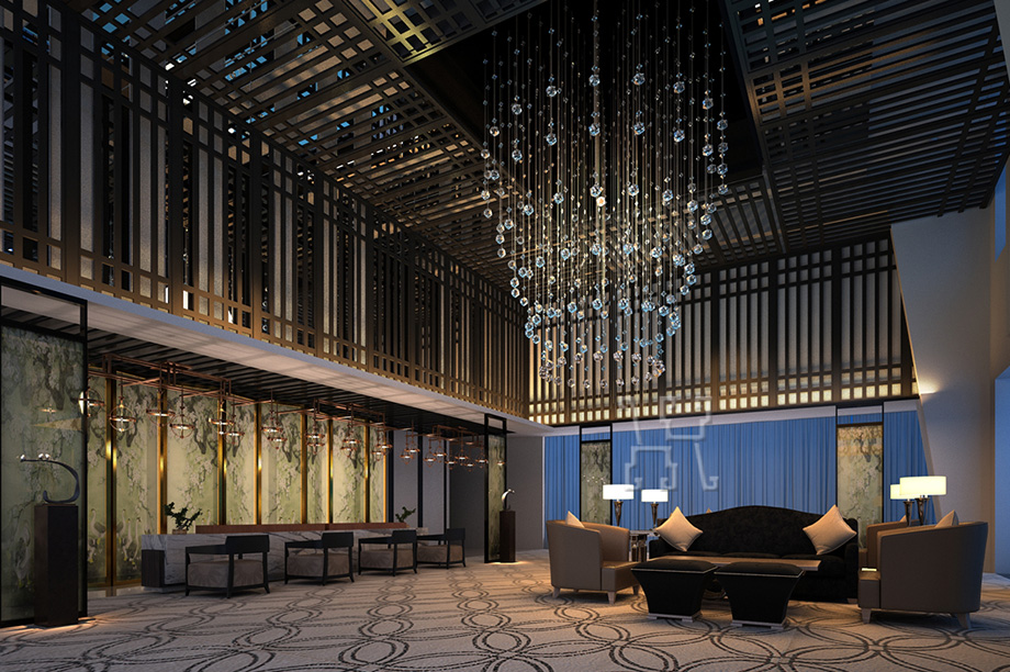 鄭州東區(qū)東方戴斯高端商務(wù)酒店大廳設(shè)計效果圖 鄭州東區(qū)東方戴斯高端商務(wù)酒店大廳設(shè)計效果圖