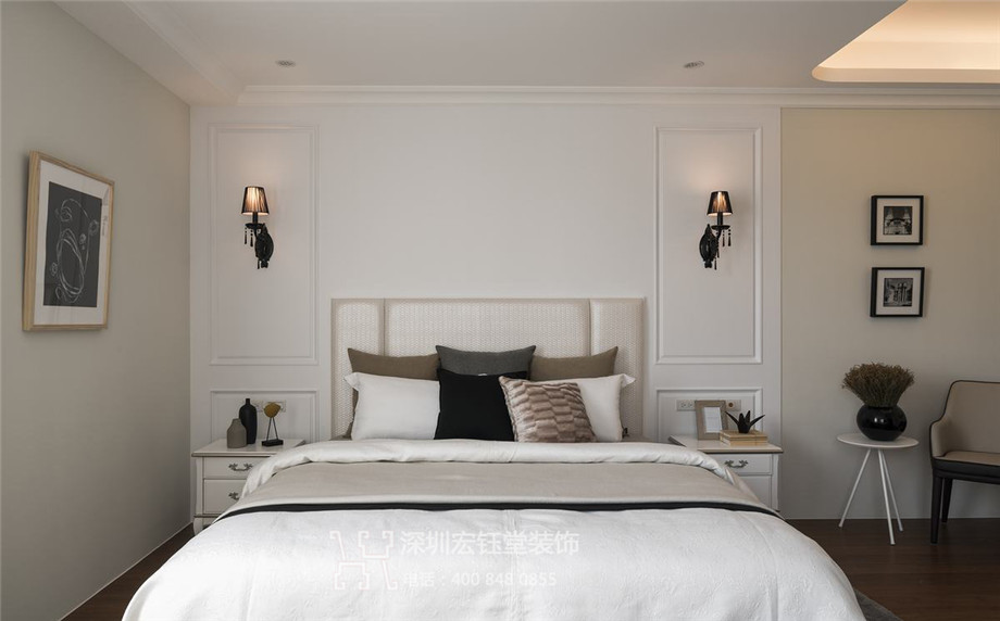 精致迷人的知性別墅臥室裝修設計圖