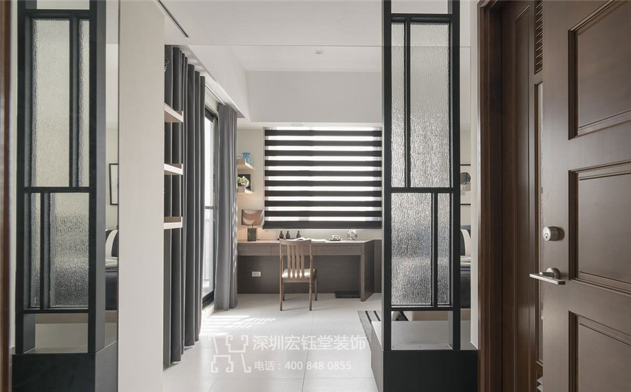 清雅舒適的周宅五層花園別墅男孩房裝修設計