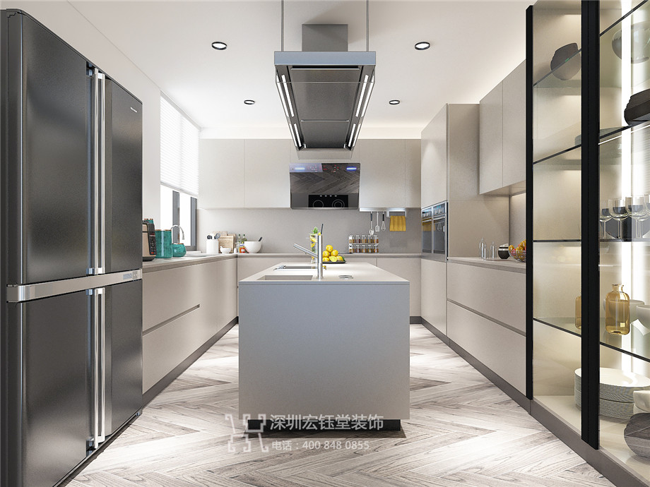 洛陽建業(yè)桂園陳公館三層獨(dú)棟別墅廚房裝修設(shè)計(jì)方案 洛陽建業(yè)桂園陳公館三層獨(dú)棟別墅廚房裝修設(shè)計(jì)方案