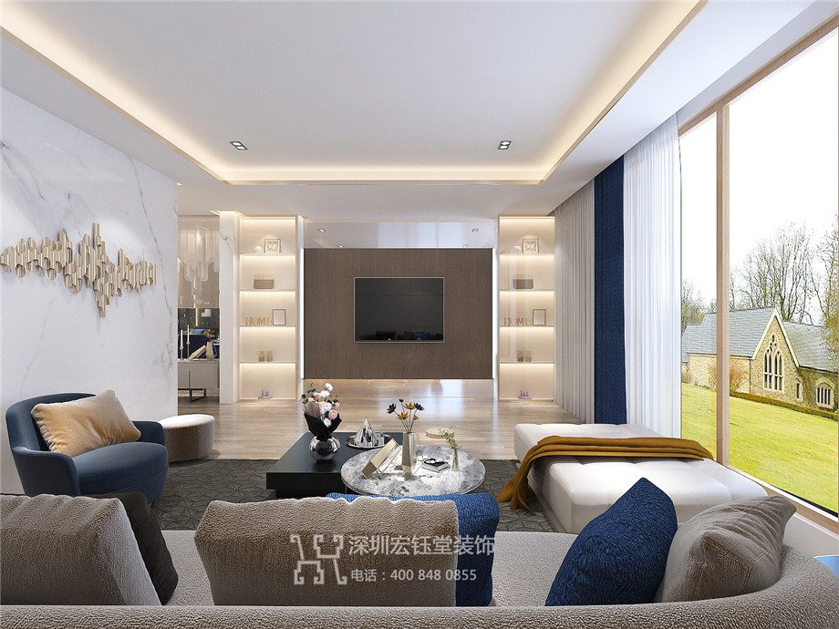 洛陽建業(yè)桂園陳公館三層獨(dú)棟別墅客廳裝修設(shè)計(jì)效果圖 洛陽建業(yè)桂園陳公館三層獨(dú)棟別墅客廳裝修設(shè)計(jì)效果圖