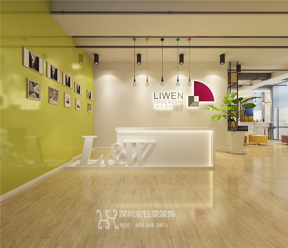 鄭州俐文教育培訓(xùn)機(jī)構(gòu)前臺(tái)接待裝修設(shè)計(jì)案例 鄭州俐文教育培訓(xùn)機(jī)構(gòu)前臺(tái)接待裝修設(shè)計(jì)案例