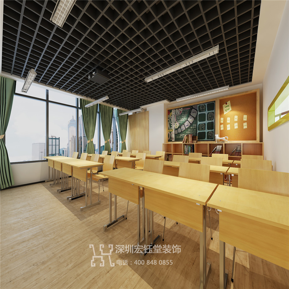 鄭州俐文教育培訓(xùn)機(jī)構(gòu)教室裝修設(shè)計(jì)效果圖 鄭州俐文教育培訓(xùn)機(jī)構(gòu)教室裝修設(shè)計(jì)效果圖