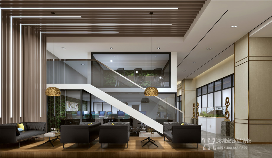 河南二十冶集團(tuán)新中式辦公室裝修設(shè)計(jì)方案 河南二十冶集團(tuán)新中式辦公室裝修設(shè)計(jì)方案