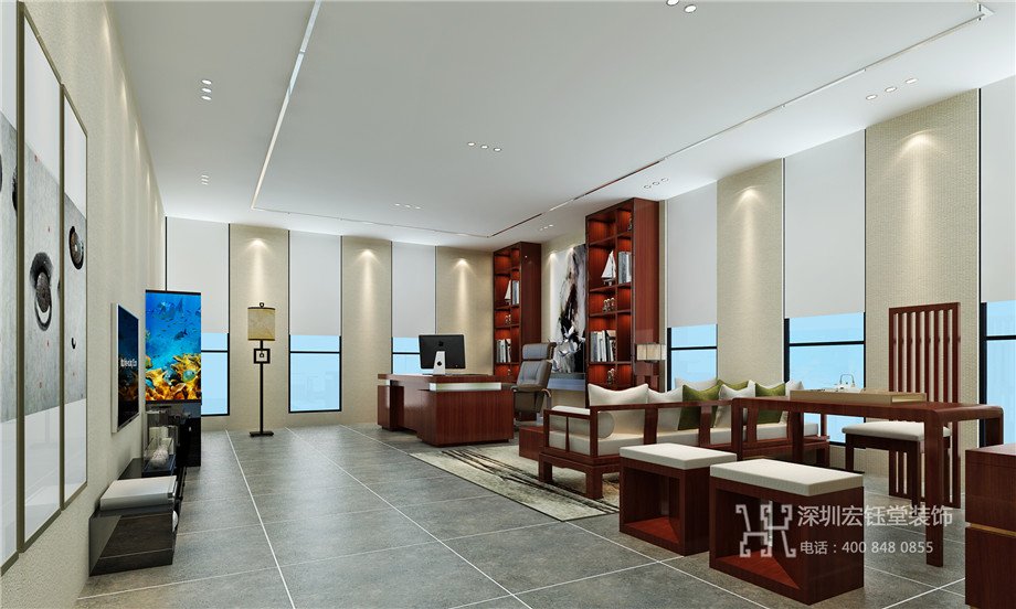 鄭州方孔實業(yè)有限公司辦公室裝修設(shè)計方案