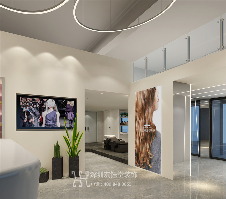 鄭州OCE時尚造型美發(fā)沙龍裝修設(shè)計案例 鄭州OCE時尚造型美發(fā)沙龍裝修設(shè)計案例