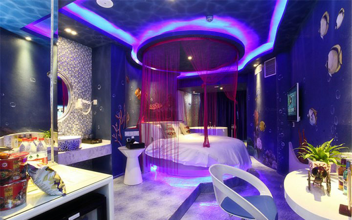 鄭州山楂樹連鎖情侶主題酒店客房裝修設(shè)計方案