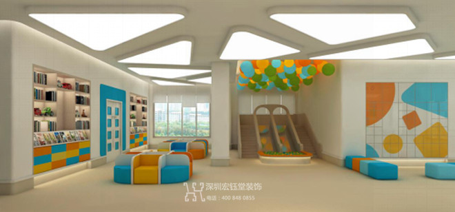 鄭州積木寶貝親子早教中心裝修設計方案