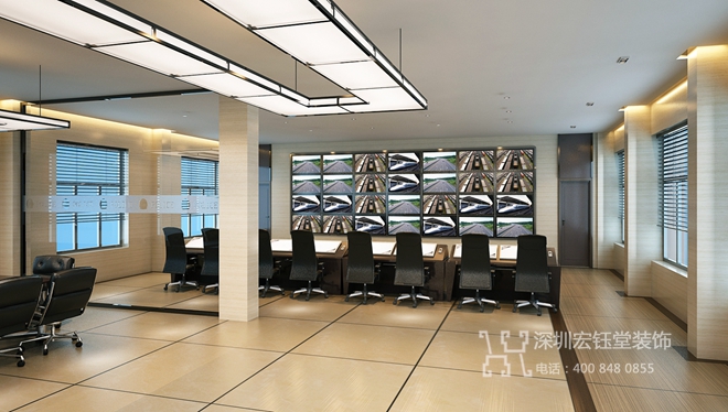 鄭州鐵路公安局會(huì)議指揮中心裝修設(shè)計(jì)案例