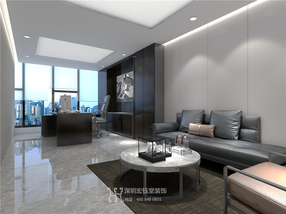 鄭州市市場發(fā)展投資有限公司整層辦公室裝修案例-總經理辦公室布置效果圖 鄭州市市場發(fā)展投資有限公司整層辦公室裝修案例-總經理辦公室布置效果圖