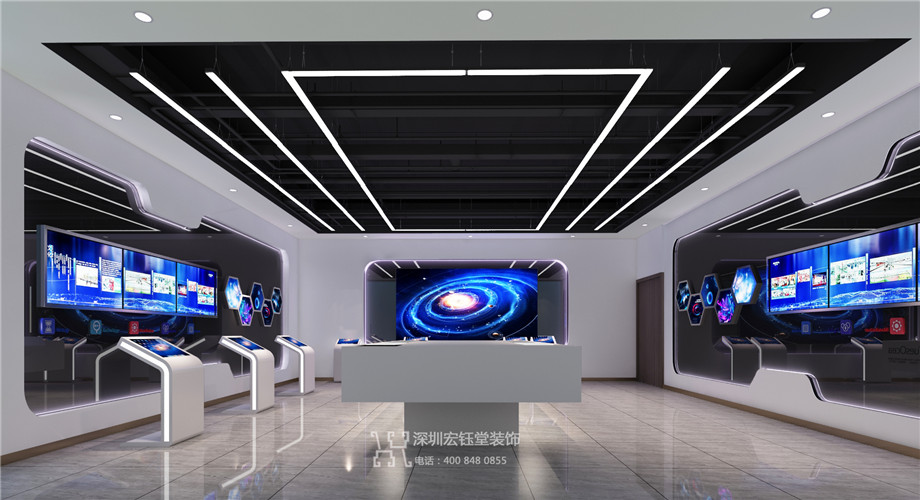 河南騰信集團(tuán)展廳裝修設(shè)計效果圖 河南騰信集團(tuán)展廳裝修設(shè)計效果圖