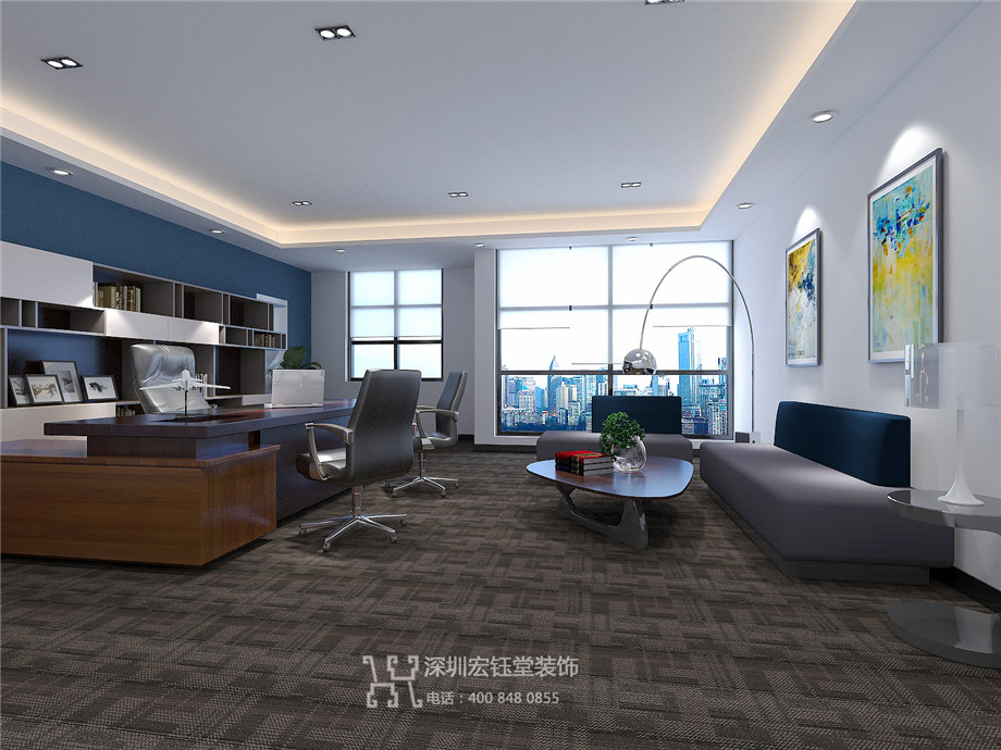 河南合之潤傳媒公司3000平辦公室裝修設(shè)計方案 河南合之潤傳媒公司3000平辦公室裝修設(shè)計方案