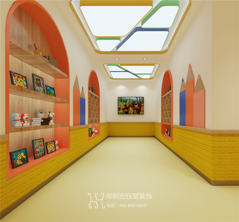 鄭州連鎖少兒藝術(shù)培訓(xùn)學(xué)校走廊裝修設(shè)計(jì)方案 鄭州連鎖少兒藝術(shù)培訓(xùn)學(xué)校走廊裝修設(shè)計(jì)方案