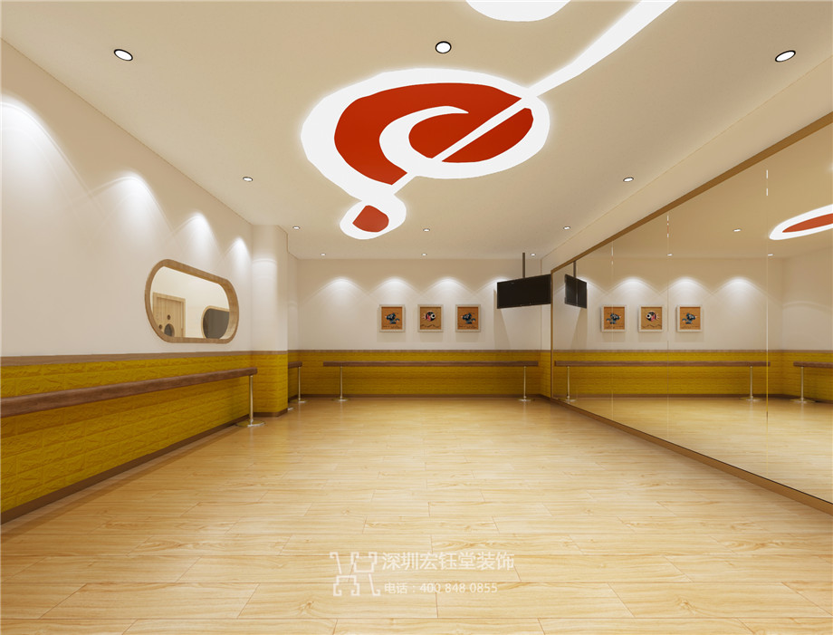 鄭州連鎖少兒藝術(shù)培訓(xùn)學(xué)校舞蹈教室裝修案例 鄭州連鎖少兒藝術(shù)培訓(xùn)學(xué)校舞蹈教室裝修案例