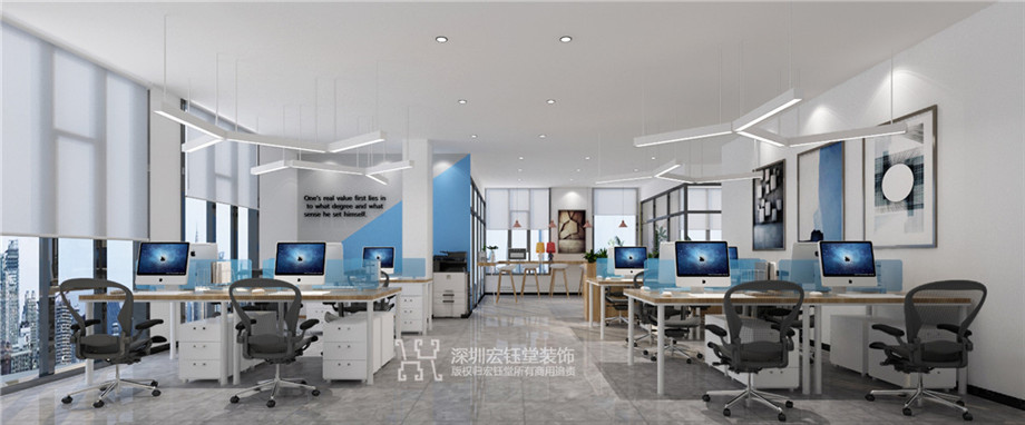 鄭州硬制品公司辦公室裝修設(shè)計(jì)案例 鄭州硬制品公司辦公室裝修設(shè)計(jì)案例