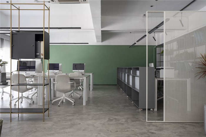 工業(yè)風(fēng)敞開辦公區(qū)裝修實景圖 工業(yè)風(fēng)敞開辦公區(qū)裝修實景圖