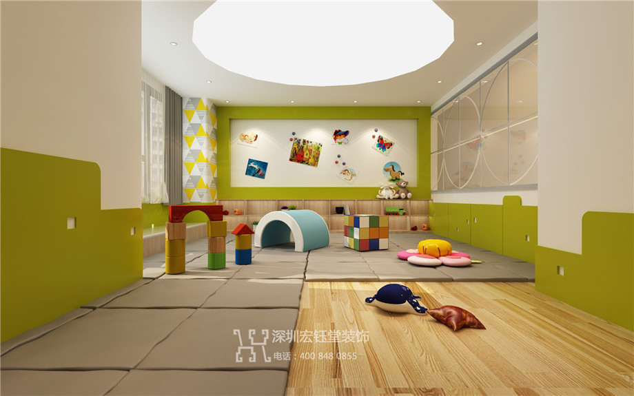 鄭州藍亭貝樹幼兒園裝修設(shè)計效果圖-教室設(shè)計方案 鄭州藍亭貝樹幼兒園裝修設(shè)計效果圖-教室設(shè)計方案