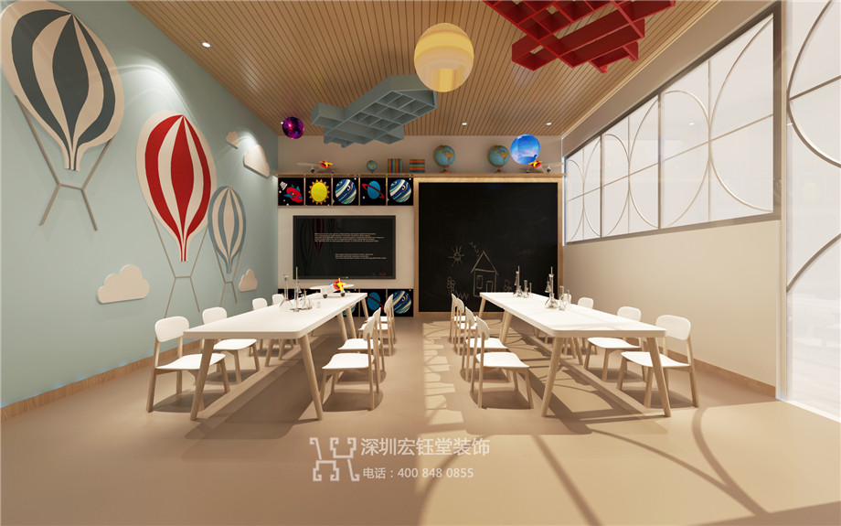 鄭州藍亭貝樹幼兒園裝修設(shè)計效果圖-教室設(shè)計方案 鄭州藍亭貝樹幼兒園裝修設(shè)計效果圖-教室設(shè)計方案