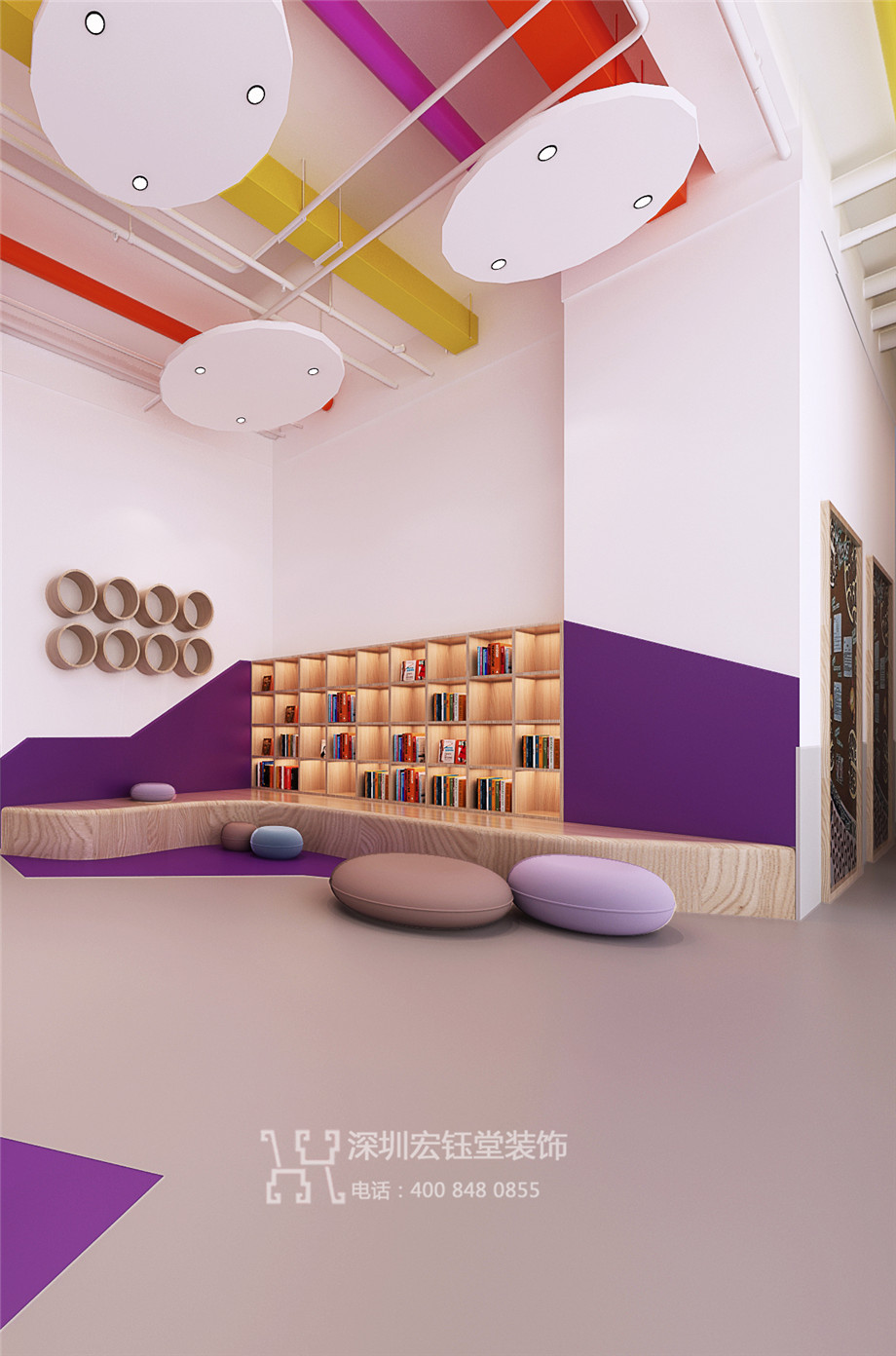 鄭州藍亭貝樹幼兒園裝修設(shè)計效果圖-走廊設(shè)計方案 鄭州藍亭貝樹幼兒園裝修設(shè)計效果圖-走廊設(shè)計方案