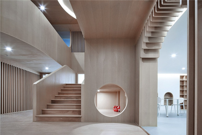 原木色教育培訓(xùn)中心裝修設(shè)計圖片