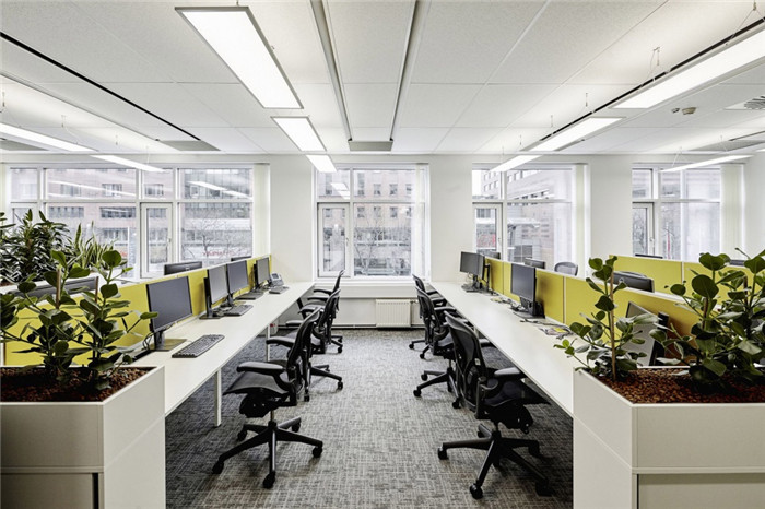 會計事務所敞開辦公區(qū)裝修設計方案