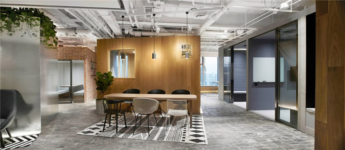 以社區(qū)概念為主題的精英英語(yǔ)培訓(xùn)中心裝修設(shè)計(jì)實(shí)景圖
