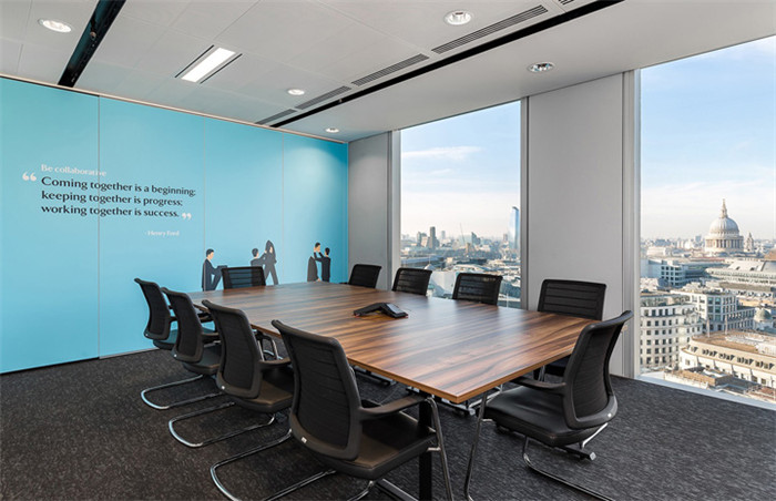 辦公室會議室裝修布置實(shí)景圖