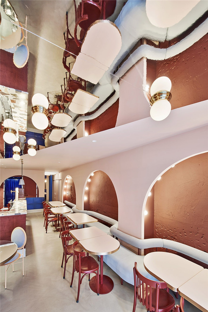 國外網(wǎng)紅復(fù)古餐廳設(shè)計(jì)  劇院主題餐廳裝修設(shè)計(jì)實(shí)景圖