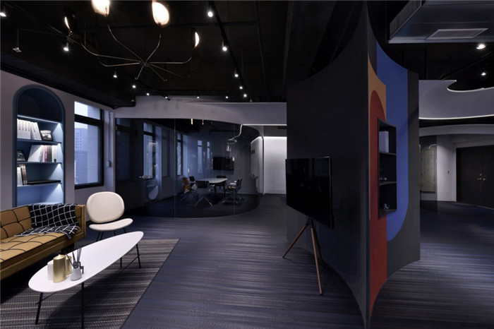 臺灣波龍藝術(shù)地毯設(shè)計(jì)公司辦公室展廳裝修設(shè)計(jì)圖