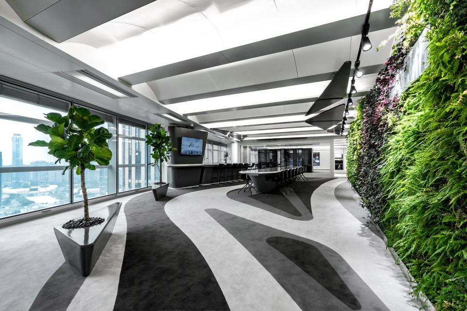 滿滿科技感的未來時空主題UnitedDATA總部辦公室裝修設計