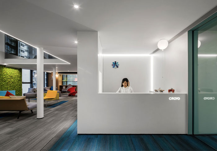 簡約時尚的辦公室前臺裝修設(shè)計方案 簡約時尚的辦公室前臺裝修設(shè)計方案