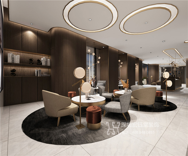 鄭州天卿高端醫(yī)療美容機(jī)構(gòu)接待區(qū)裝修設(shè)計(jì)方案效果圖 鄭州天卿高端醫(yī)療美容機(jī)構(gòu)接待區(qū)裝修設(shè)計(jì)方案效果圖