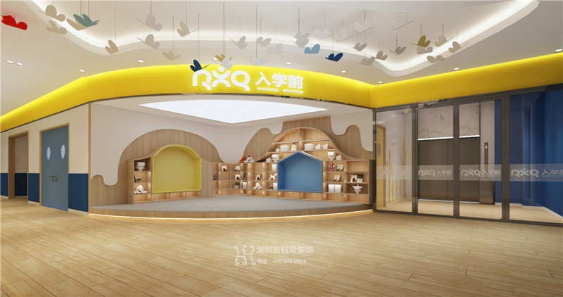 鄭州入學前幼小銜接教育機構裝修效果圖 鄭州入學前幼小銜接教育機構裝修效果圖
