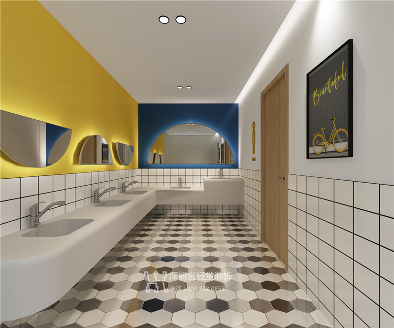 鄭州入學前幼小銜接教育機構衛(wèi)生間裝修效果圖 鄭州入學前幼小銜接教育機構衛(wèi)生間裝修效果圖